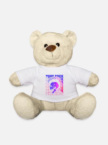 Punk Rock Pogo Anarchie Punks Punk Rocker Punk - Teddy - Weiß