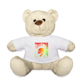 Punk Rock Pogo Anarchie Punks Punk Rocker Punk - Nounours - blanc - Devant