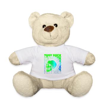 Punk Rock Pogo Anarchy Punks Punk Rocker Punk - Teddy Bear - white - Front