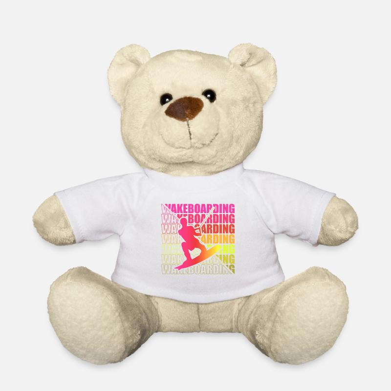 Wakeboard Wakeboarder Wakeboarding Freestyle DNA - Teddy - Weiß