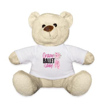 Ballet Danseuse Danse Ballerine - Nounours - blanc - Devant