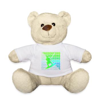 Wakeboard Wakeboarder Wakeboarding Freestyle DNA - Teddy - Weiß - Vorne