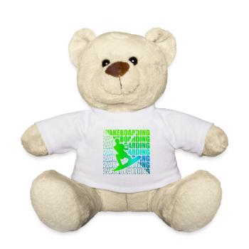 Wakeboard Wakeboarder Wakeboarding Freestyle DNA - Teddy - Weiß - Vorne