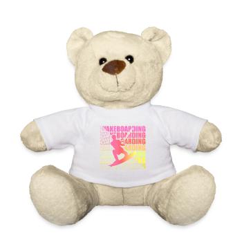 Wakeboard Wakeboarder Wakeboarding Freestyle DNA - Teddy - Weiß - Vorne