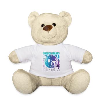 Zombie Horror Horror Film Festival + Halloween - Teddy Bear - white - Front
