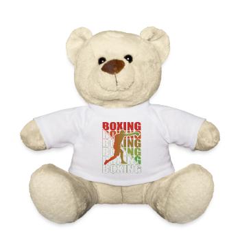 Boxen Arts Martiaux Boxe Box Club Boxeur - Nounours - blanc - Devant