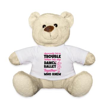 Ballet Danseuse Danse Ballerine - Nounours - blanc - Devant