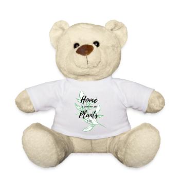 Home is where my plants are - Teddy - Weiß - Vorne