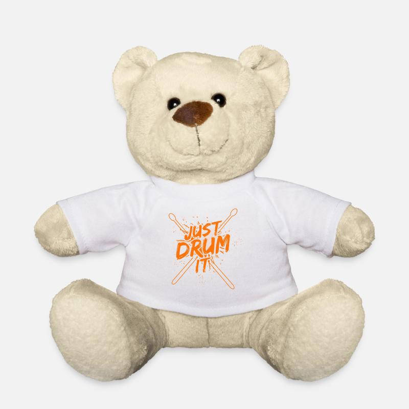 Drummers Drummers Drummers Drummers - Teddy Bear - white