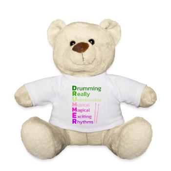 Drummers Drummers Drummers Drummers - Teddy Bear - white - Front