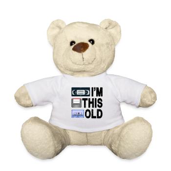 Ich bin so alt - Teddy - Weiß - Vorne
