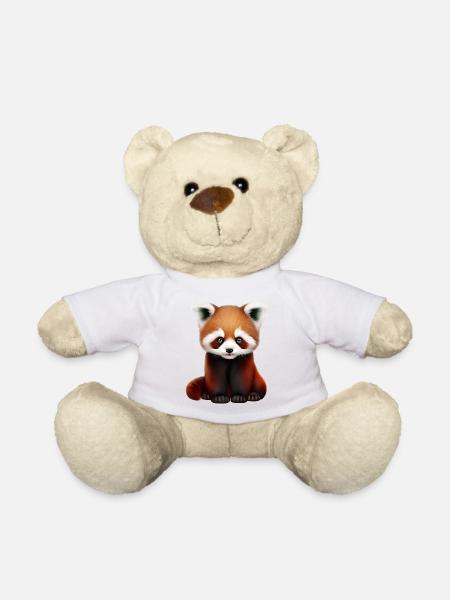 Roter Panda - Teddy - Weiß