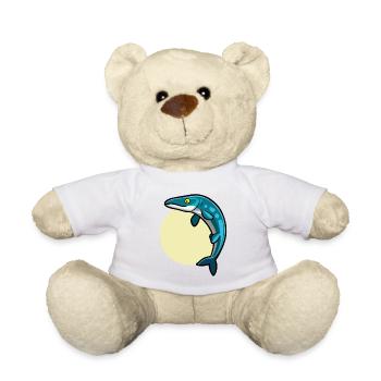 Tylosaurus mignon, Dino, Dinosaure - Nounours - blanc - Devant