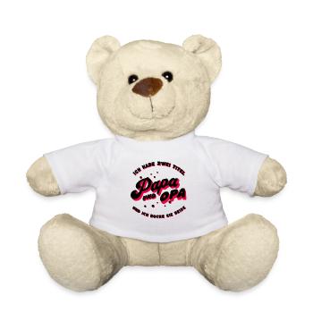 Ich Habe Zwei Titel Papa Und Opa Und Ich Rocke Sie - Teddy - Weiß - Vorne