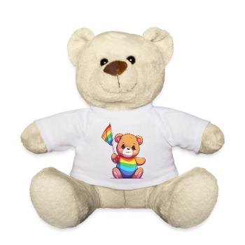 Love is a Bear Necessity - Teddy Bear - white - Front