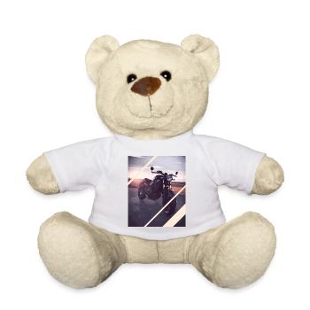 Motorrad - Teddy - Weiß - Vorne