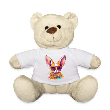 Ali le fennec - Nounours - blanc - Devant