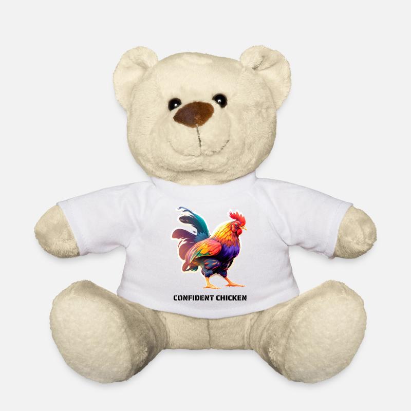 CONFIDENT CHICKEN - Teddy - Weiß