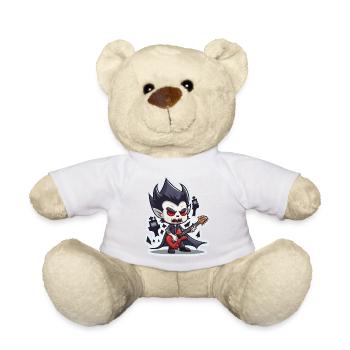Gitarrenklimpernder Vampir - Teddy - Weiß - Vorne