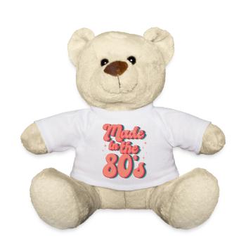 Costume Rétro des années 80Costume de fête à thème Fête des années 90 - Nounours - blanc - Devant