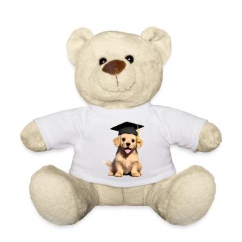Bachelor's degree Golden Retriever Studies - Teddy Bear - white - Front