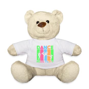 80er Jahre Retro KostümMottoparty Kostüm 90s Party - Teddy - Weiß - Vorne