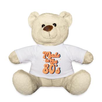 80er Jahre Retro KostümMottoparty Kostüm 90s Party - Teddy - Weiß - Vorne