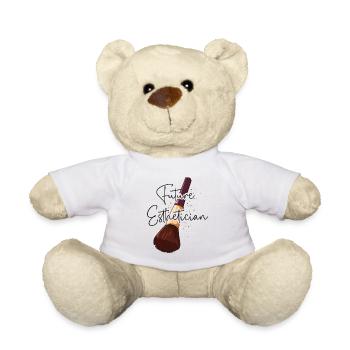 Cute Licensed Esthetician Skincare - Teddy - Weiß - Vorne