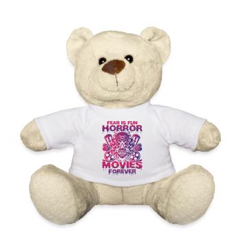 Zombie Horror Horror Film Festival + Halloween - Teddy Bear - white - Front