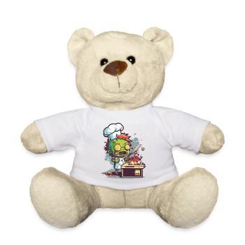Cuisiner avec les morts-vivants - Nounours - blanc - Devant