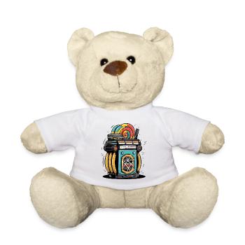 Juke box des années 70 n°3 - Nounours - blanc - Devant