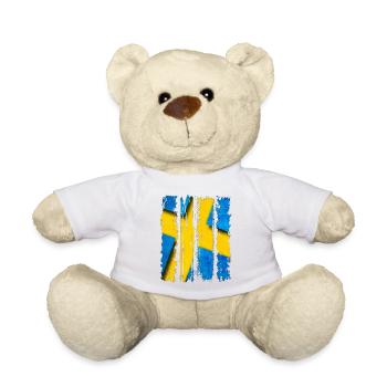 Schweden Schweden Flagge national norden skandinavia - Teddy - Weiß - Vorne