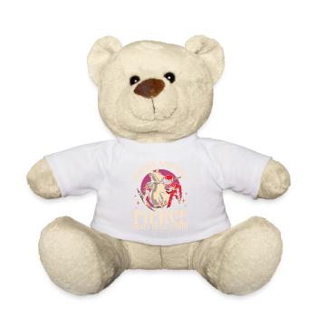 Goth Rock Satan Unicorn Festivals Death Metal - Teddy Bear - white - Front