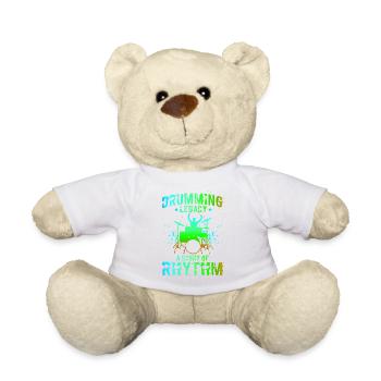 Rock 'n' Roll Music, Dancing, Concert, Festival - Teddy Bear - white - Front