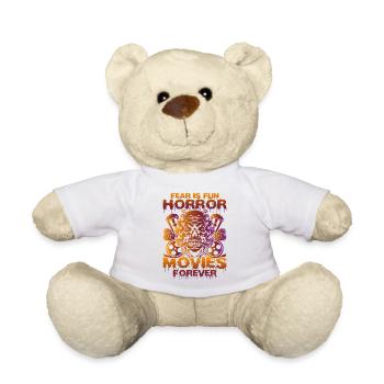Zombie Horror Horror Film Festival + Halloween - Teddy Bear - white - Front