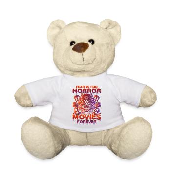 Zombie Horror Horror Film Festival + Halloween - Teddy Bear - white - Front