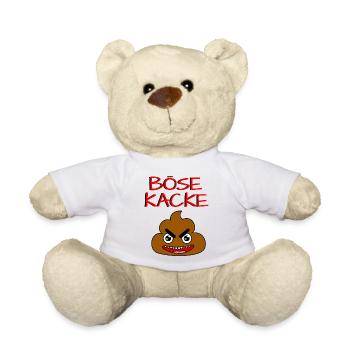 BÖSE KACKE - Teddy - Weiß - Vorne