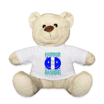Zombie Horror Horror Film Festival + Halloween - Teddy Bear - white - Front