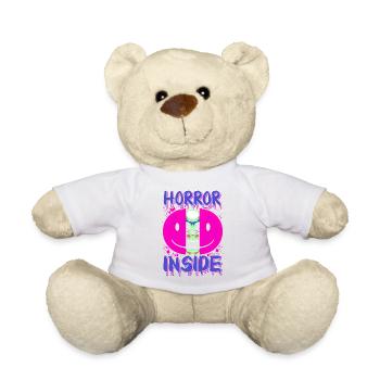Zombie Horror Horror Film Festival + Halloween - Teddy Bear - white - Front