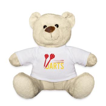 Club de sport de fléchettes, jeu de fléchettes, fléchettes de sport Pfeil - Nounours - blanc - Devant