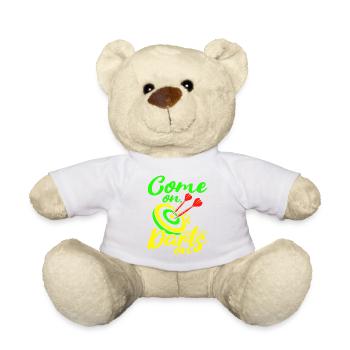 Club de sport de fléchettes, jeu de fléchettes, fléchettes de sport Pfeil - Nounours - blanc - Devant