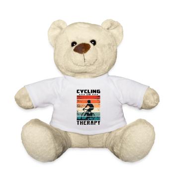 Cycling Is My Therapy - Teddy - Weiß - Vorne