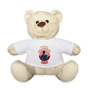 To My Grateful Dad , Happy Fathers Day - Teddy - Weiß - Vorne