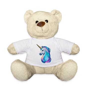 Magical unicorn, an enchanting world for children - Teddy Bear - white - Front
