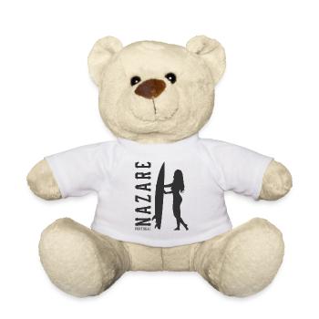 Nazare Surfer Girl Portugal - Nounours - blanc - Devant