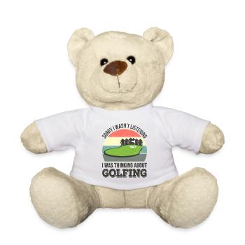 Sorry I wasn't listening, I was thinking Golf - Teddy Bear - white - Front