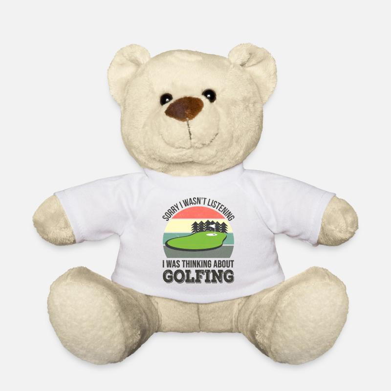 Désolé de ne pas écouter, je pensais Golf - Nounours - blanc
