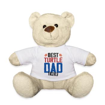 Sea Turtle Tortoise Dad Best - Nounours - blanc - Devant