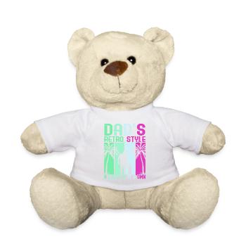 Super Dad, Daddy, Best Dad Dad Father's Day - Teddy Bear - white - Front