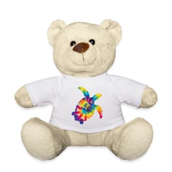 Tortue de mer Tortoise Tie Dye - Nounours - blanc - Devant